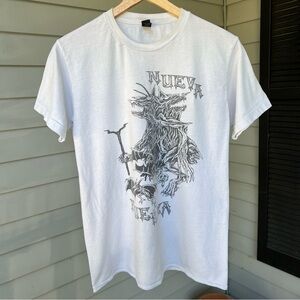 RARE Hardcore Punk Band Tee Size M, Barcelona Spain, Devil Graphic Print